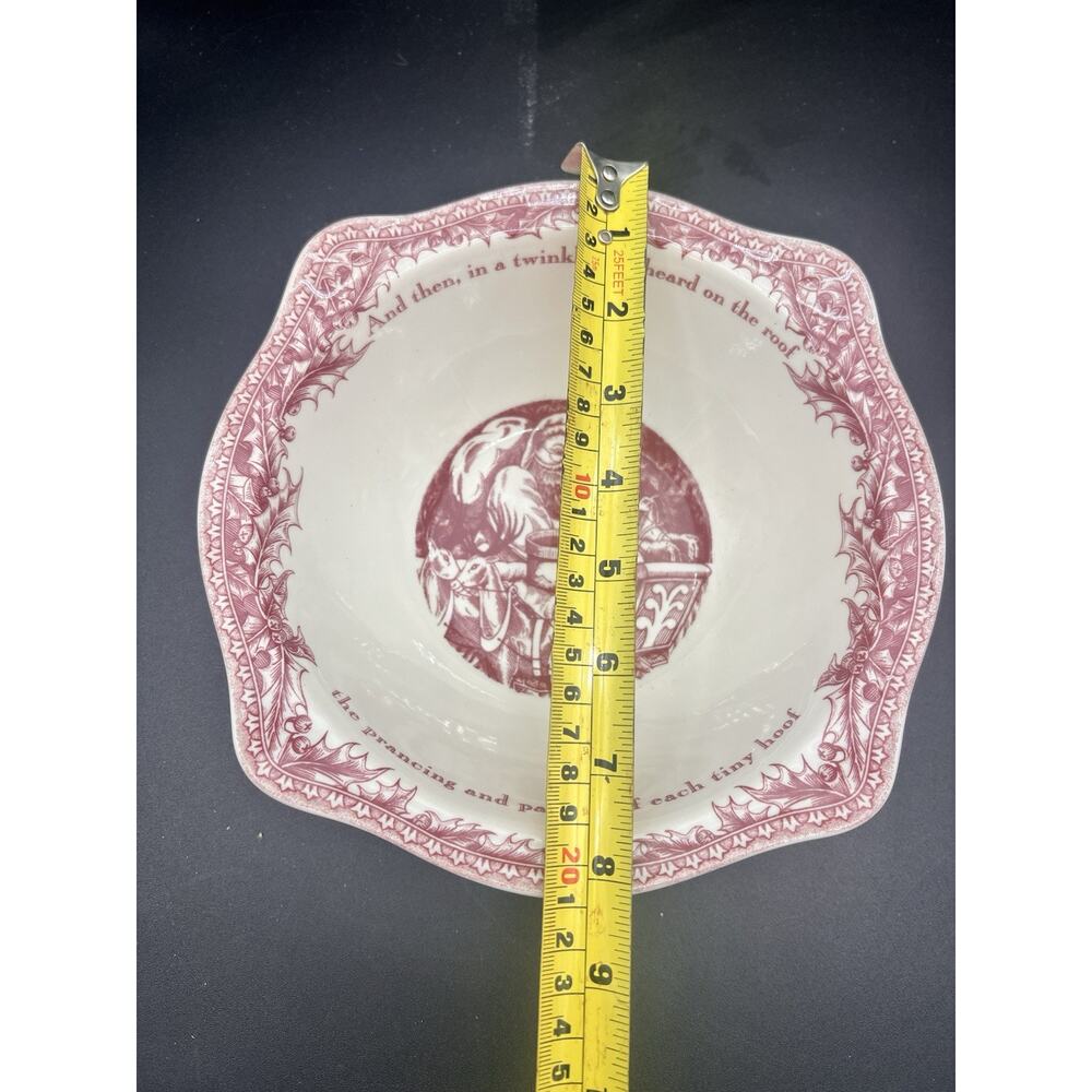 Johnson Brothers Twas the Night Before Christmas Vegetable Serving Bowl Retired - Picture 4 of 8